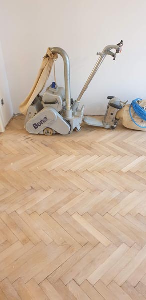 Renovace parket - použité nářadí